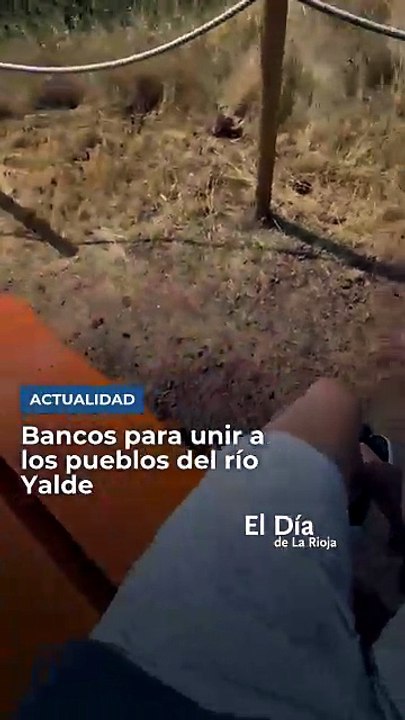 Bancos gigantes para unir a los pueblos del Yalde