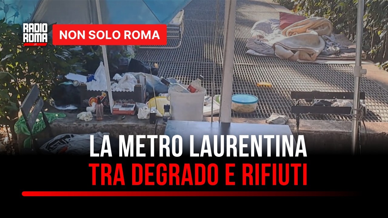 La Metro Laurentina tra rifiuti e bivacchi: "Come si può lasciare un posto del genere così?"