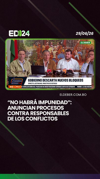 “No habrá impunidad”: anuncian procesos contra responsables de los conflictos