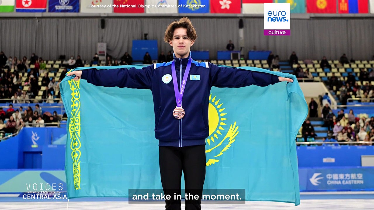 From shopping mall ice rink to Olympic gold: the rise of Kazakh skater Mikhail Shaidorov