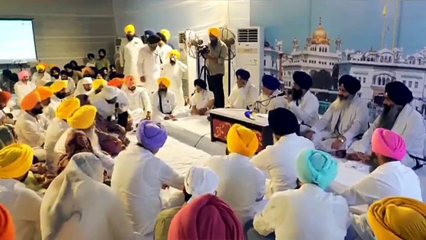 Punjab Cabinet Breaking Sri Akal Takht directs Punjab Govt to amend sacrilege law within one month;