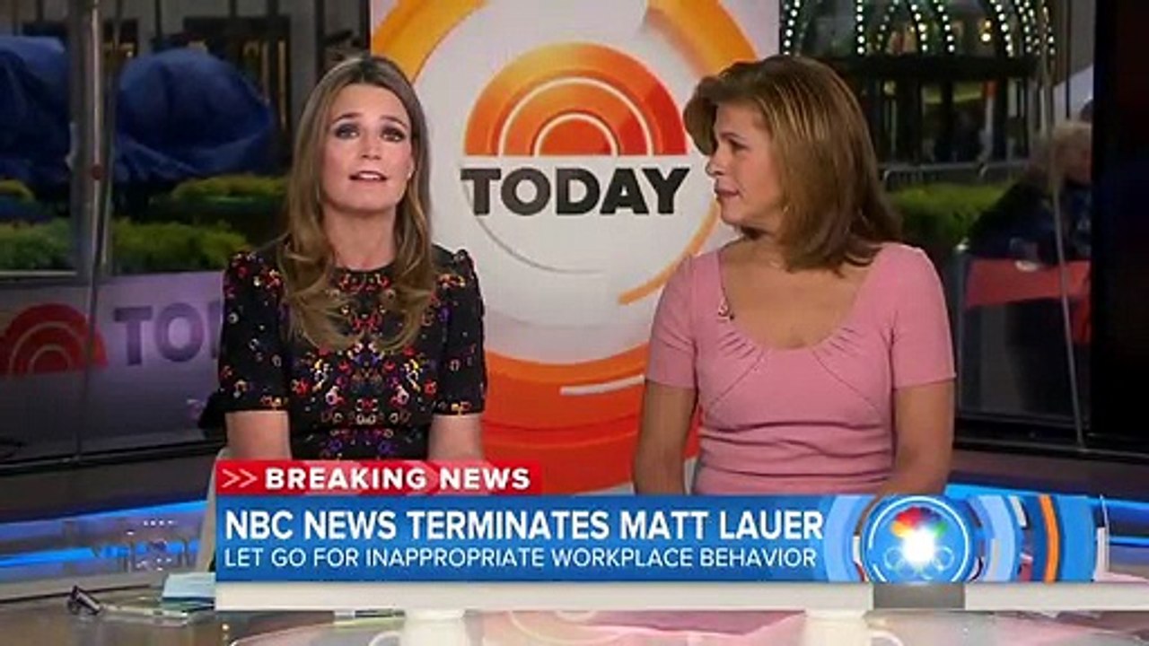 Matt Lauer Fired from NBC News, Accused of "Inappropriate Sexual Behavior" by Colleague | THR News [Full Movie]
