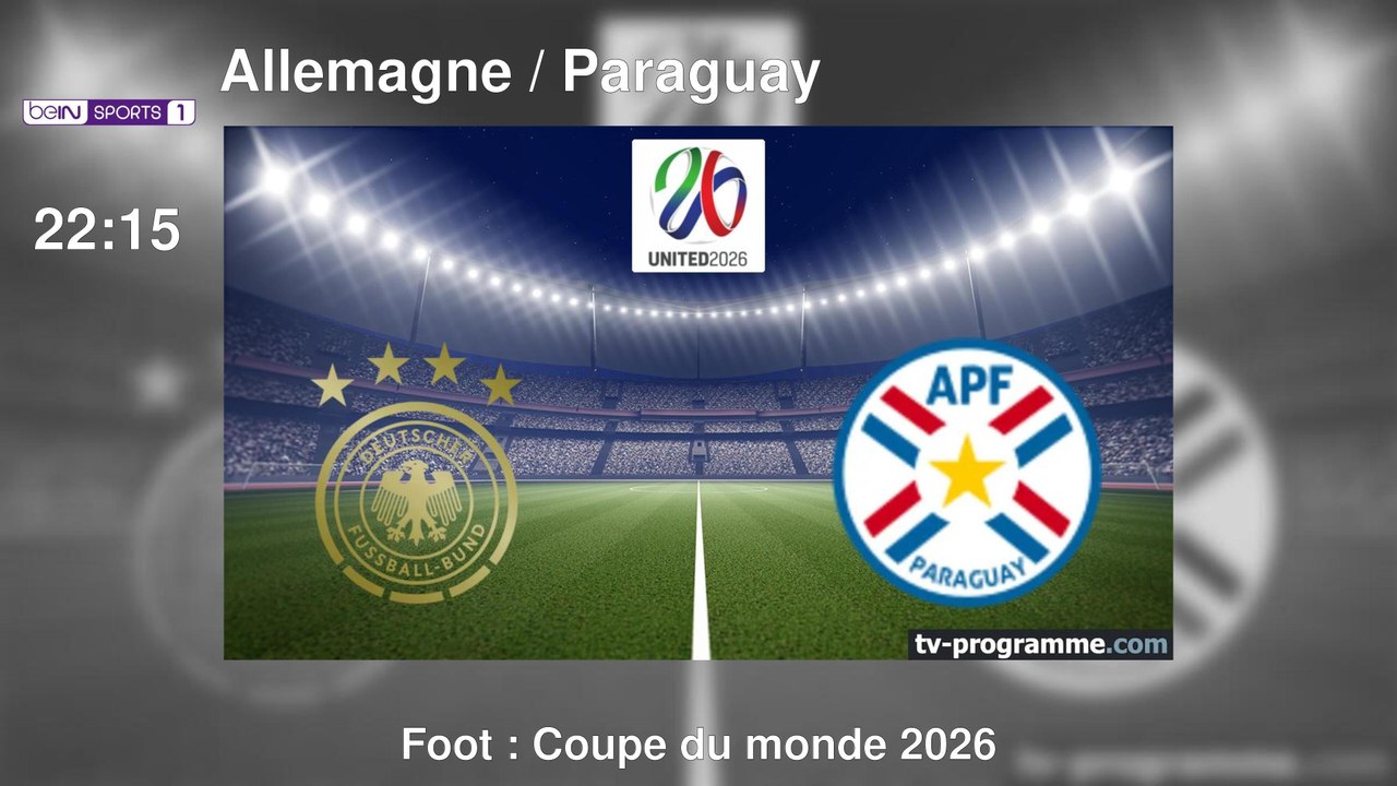 Programme SPORT soirée du Lundi 29 juin 2026