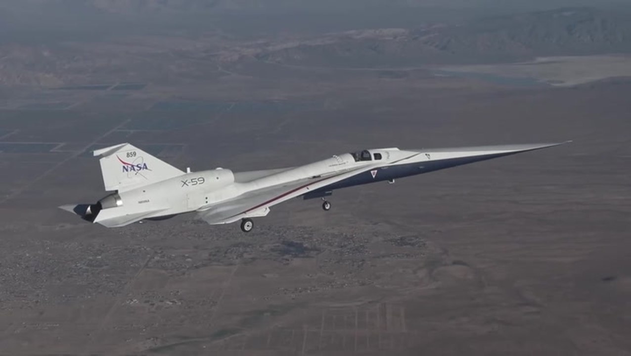 NASA X-59 Supersonic Aircraft's First Flight - Highlights and Team Reflections