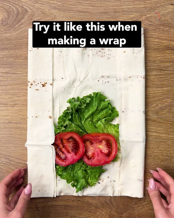 The wrap rolling trick you need 🌯