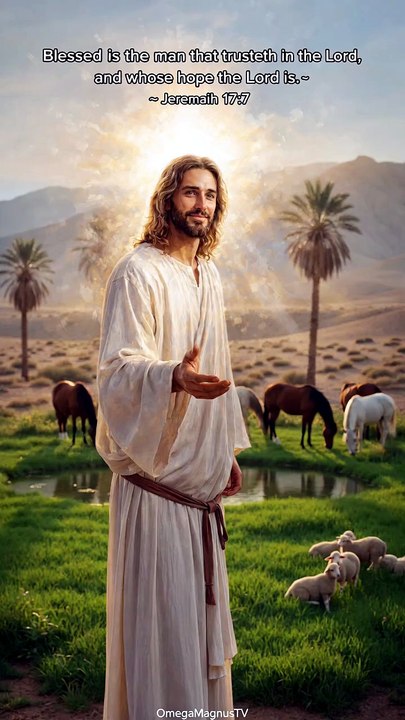 Jesus Christ ~ Blessed is the man that trusteth in the Lord!