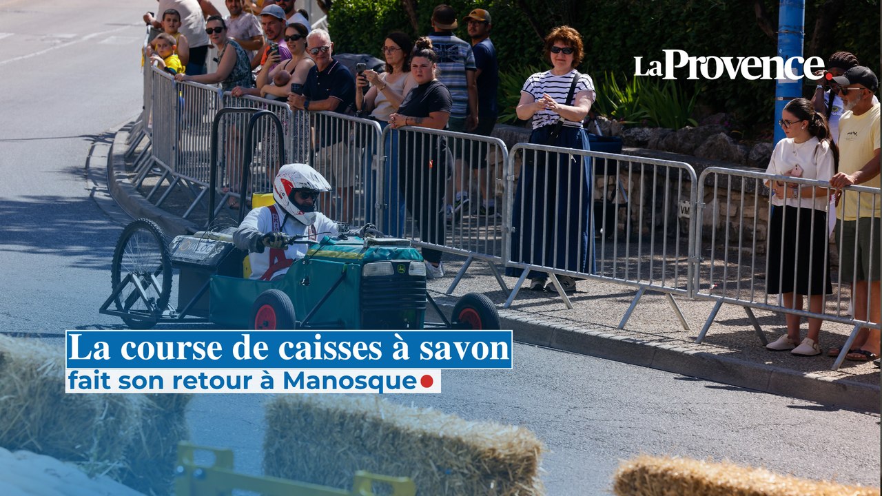 La course de caisses à savon fait son retour à Manosque