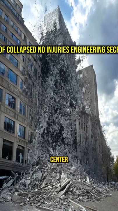 🤯 Roof Collapsed, No Injuries? Engineering Secret!