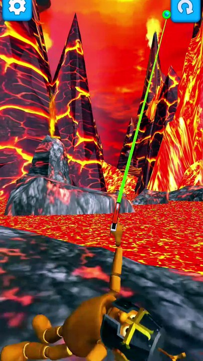 Zipline Rope Runner Gameplay |Level 11| #gaming #trending #asmr #ziplineroperunnergameplay