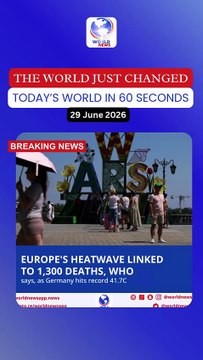 Europe's heatwave linked to 1,300 deaths, WHO says, as Germany hits record 41.7C