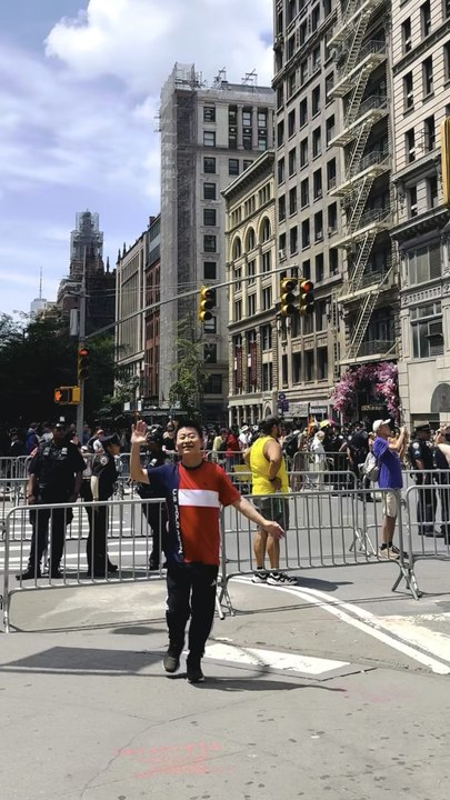 Nelson Wang met NYC PRIDE on 5th Avenue in Manhattan on June 28, 2026 (Part 3)