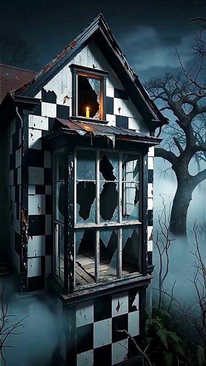 🏚️ From Haunted House to Cozy Cabin | Atmospheric Mood Transition 🎃🔥❄️