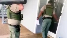 Police breach the door(fail )