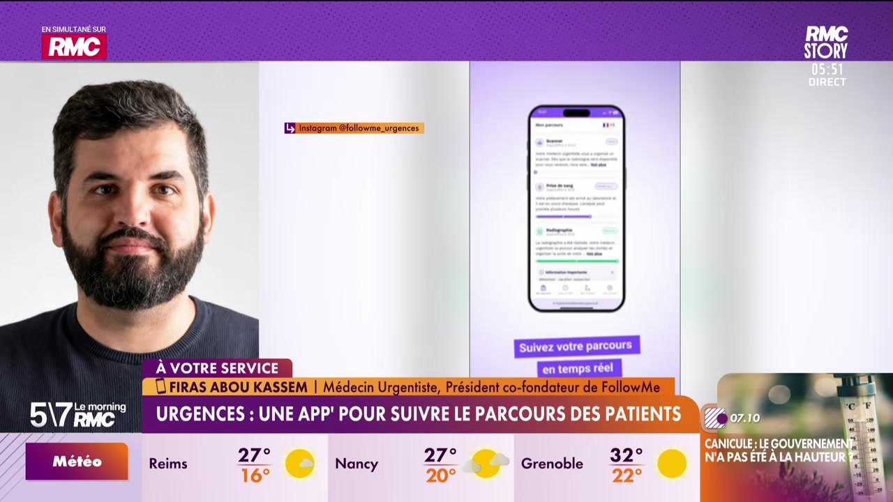 Firas Abou Kassem à votre service : Urgences, une application pour suivre en direct le parcours des patients - 29/06
