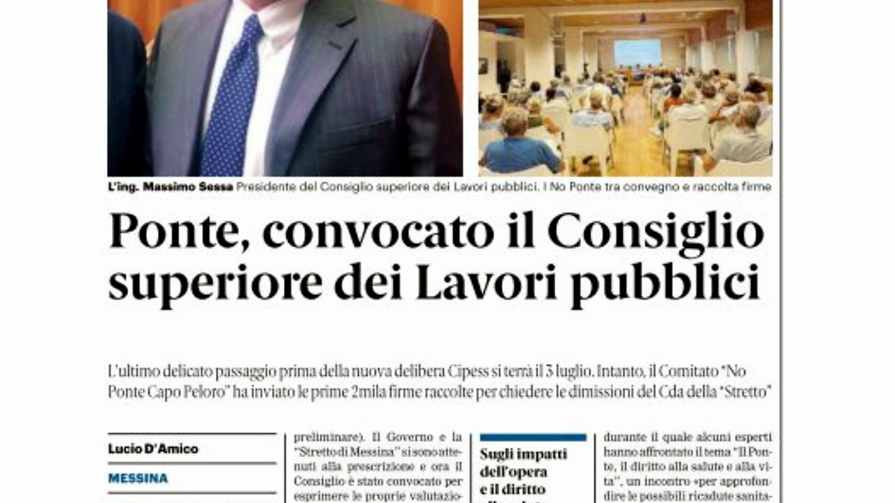 Rassegna stampa 29-06-2026 edizione Messina
