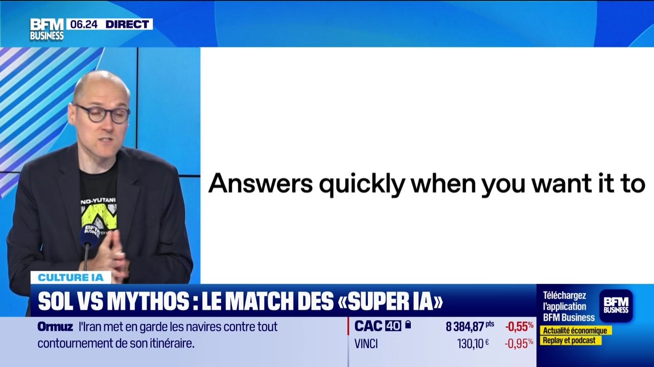 Culture IA : Sol VS Mythos, le match des "super IA", par Anthony Morel - 29/06