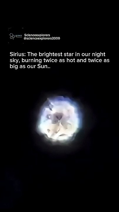 Witness the King of the Night Sky_ A Close-Up View of Sirius, the Brightest Star!