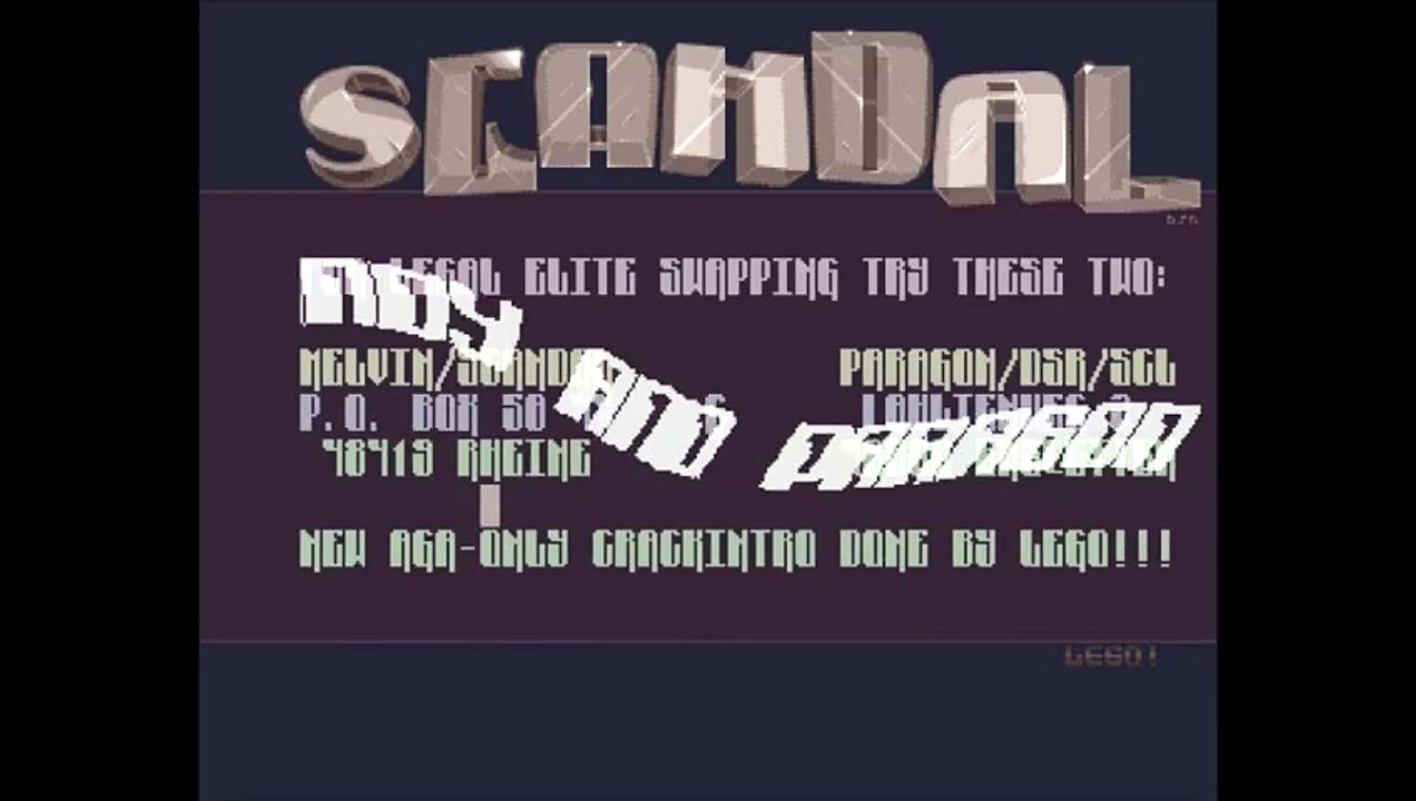 Amiga Intro Lego Crackintro for Scandal