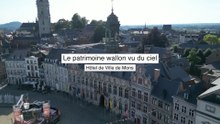 Le Patrimoine wallon vu du ciel : l'Hôtel de Ville de Mons