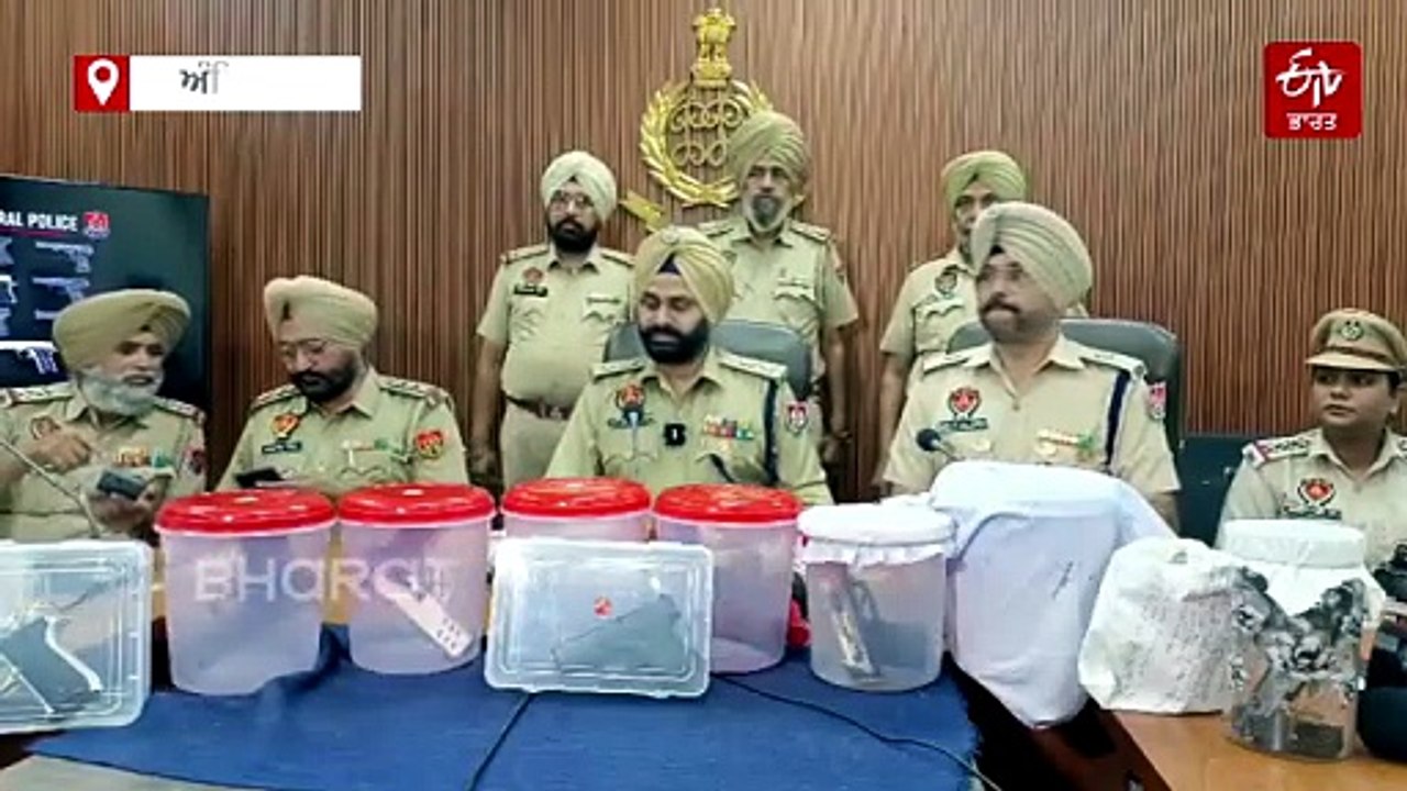11 ਪਿਸਤੌਲ, 11 ਕਿਲੋ ਹੈਰੋਇਨ ਅਤੇ 1 ਕਿਲੋ ਤੋਂ ਵੱਧ ਆਈਸ ਡਰੱਗ ਸਣੇ 10 ਮੁਲਜ਼ਮ ਗ੍ਰਿਫ਼ਤਾਰ