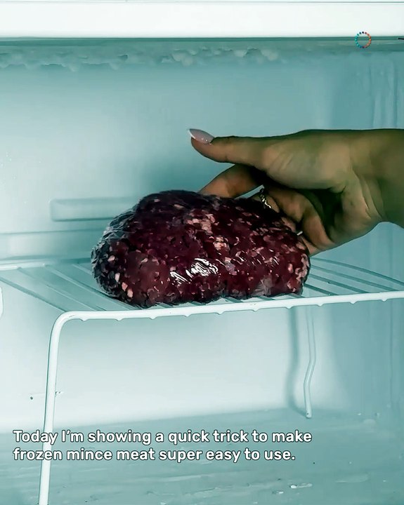 Mince meat made easy, even when frozen solid 🥩🧊