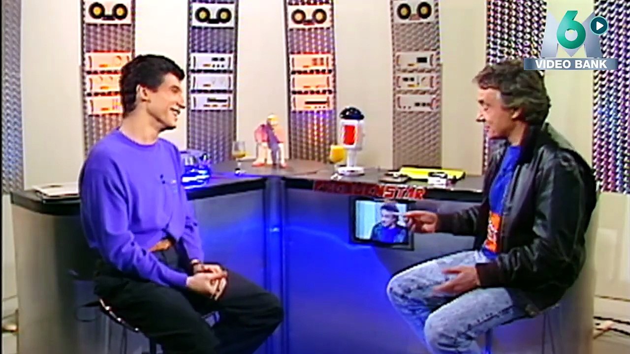 1988 - Michel Sardou raconte une anecdote sur Johnny Hallyday dans Fréquenstar sur M6 (Avril)