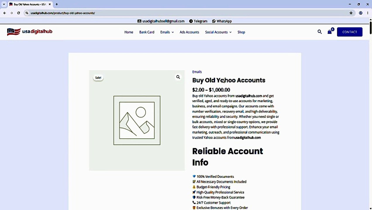 The 100 Sites Guide to Buying Old Yahoo Accounts