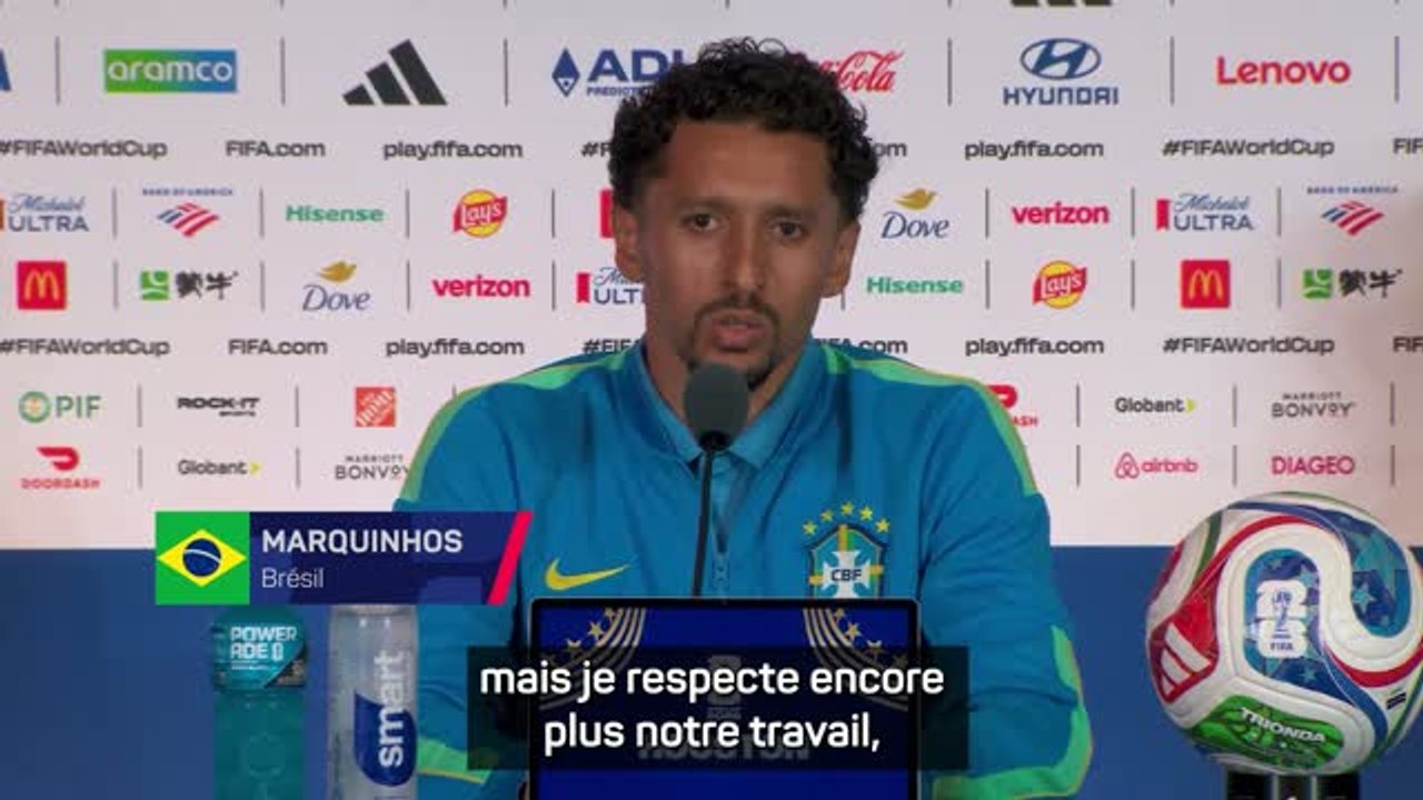 Brésil - Marquinhos prend en exemple la défaite du PSG contre Botafogo pour ne pas sous-estimer le Japon