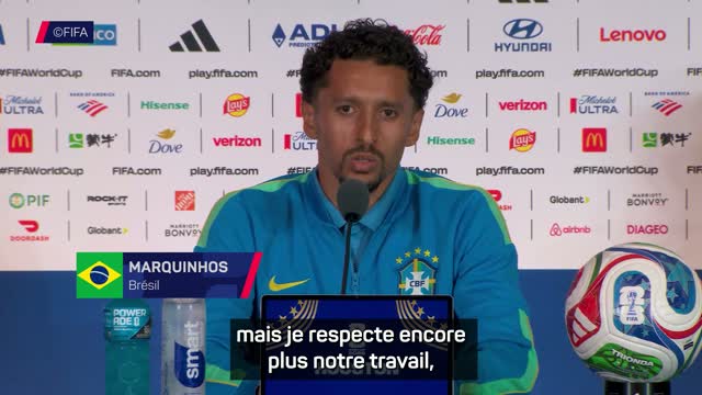 Brésil - Marquinhos prend en exemple la défaite du PSG contre Botafogo pour ne pas sous-estimer le Japon