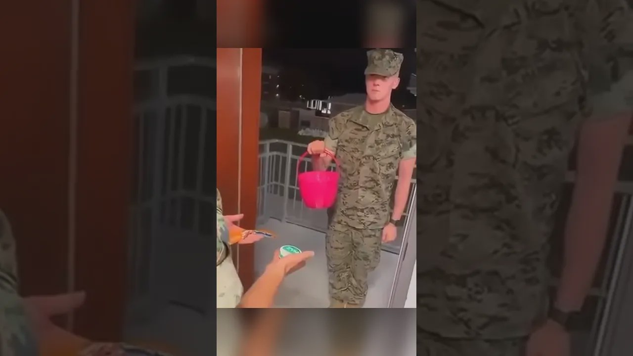 Soldier Goes Trick-or-Treating on Halloween—You Won't Believe What Happens!