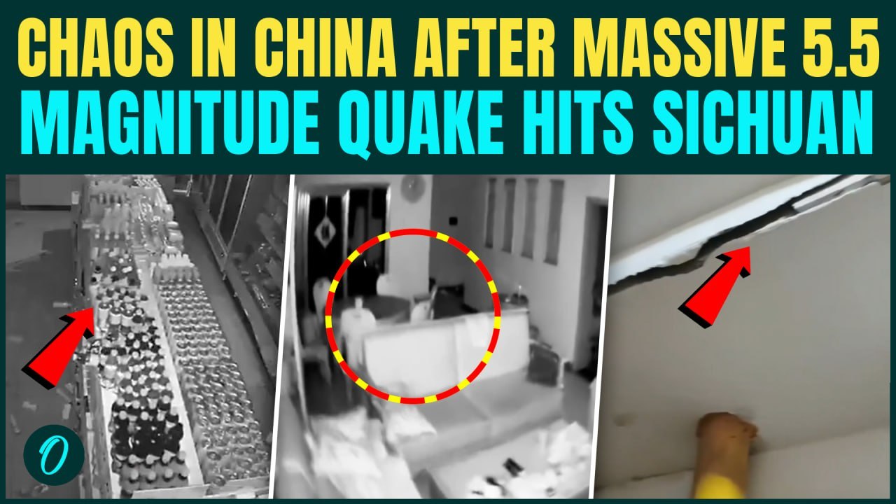 China Earthquake BREAKING: 13 Injured as 5.5 Magnitude Earthquake SHAKES Sichuan | SHOCKING VIDEOS