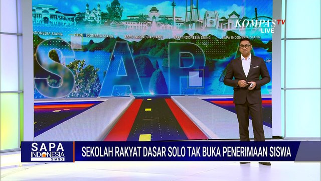 Tahun Ajaran Baru, Sekolah Rakyat Dasar Solo Tak Menerima Murid Baru |SAPA SIANG
