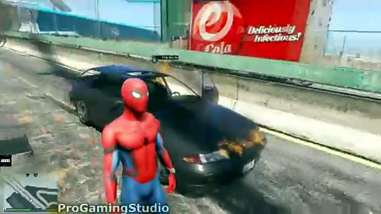 Spiderman vs Longest Ramp in GTA 5 - Jumping from Highest in GTA 5