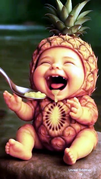 😂 Apple  Eat Themselves While Cute Kids Play with Cats! Funniest Video Ever 🐱🍍🍎