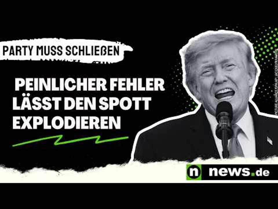Donald Trump: Trump-Party muss schließen - peinlicher Fehler lässt den Spott explodieren