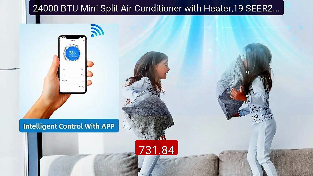 24000 BTU Mini Split Air Conditioner with Heate...
