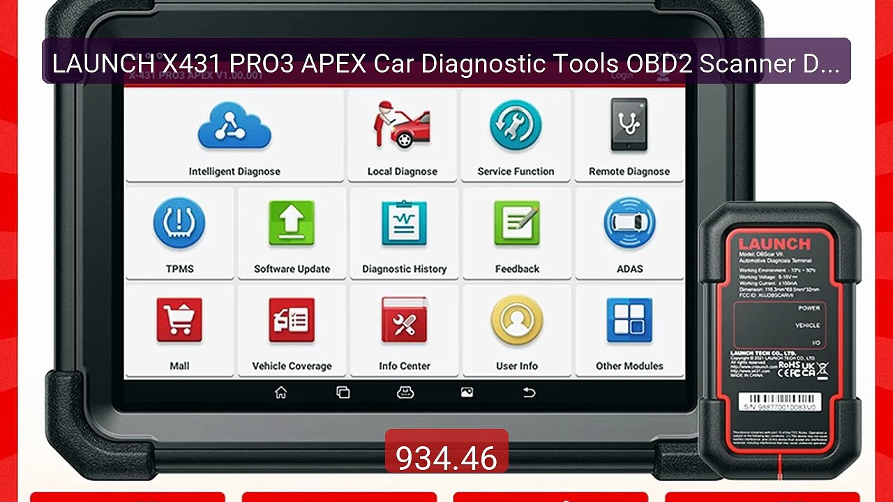 LAUNCH X431 PRO3 APEX Car Diagnostic Tools OBD2 Scanner Diagnost Au... -- Top Rated 2026 | Buy Now!