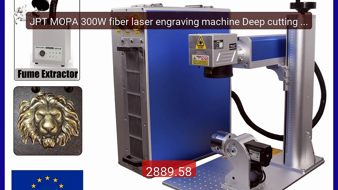 JPT MOPA 300W fiber laser engraving machine Deep cutting ma... -- Top Pick 2026 | Unbeatable Price!