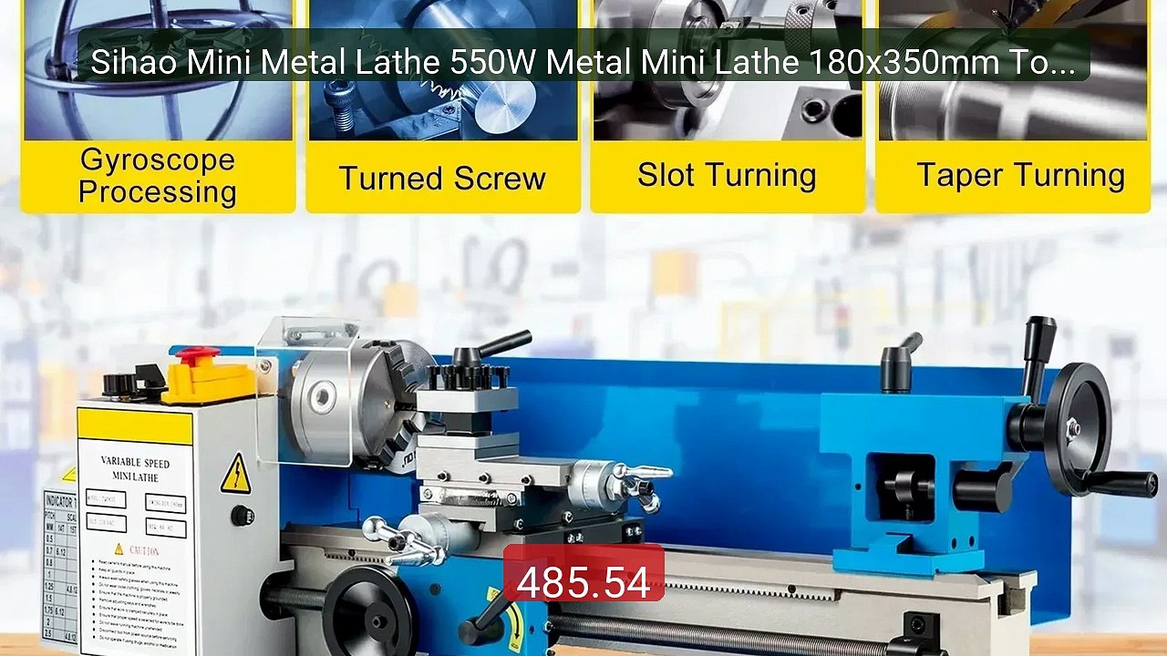 Sihao Mini Metal Lathe 550W Metal Mini Lathe 180x350mm Tool Precis... -- Best Deal 2026 | Shop Now!