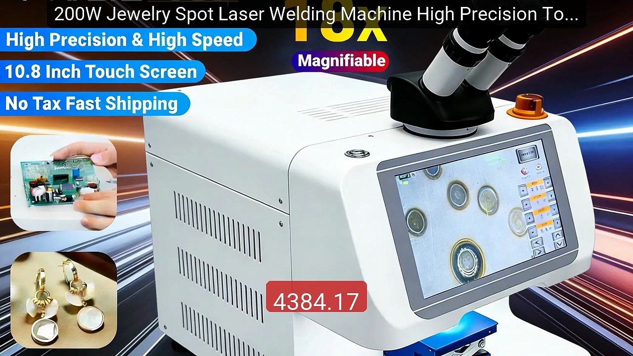 200W Jewelry Spot Laser Welding Machine High Precision Touch Screen... -- Top Rated 2026 | Buy Now!