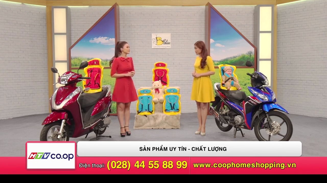 Ghế Ngồi Xe Máy Cho Trẻ Em Bee Smart x2 | HTV Coop