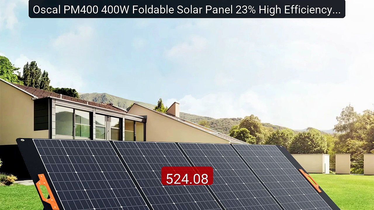 Oscal PM400 400W Foldable Solar Panel 23% High Efficiency Monocrys... -- Best Deal 2026 | Shop Now!