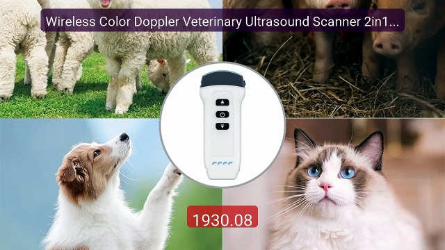 Wireless Color Doppler Veterinary Ultrasound Scanner 2in1 Conv... Best Buy 2026 | Great Quality!