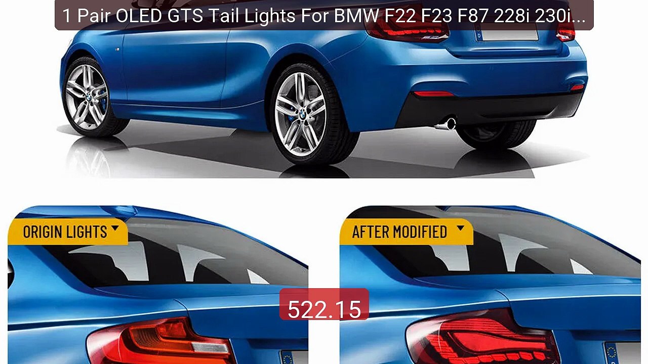1 Pair OLED GTS Tail Lights For BMW F22 F23 F87 228i 230i M2 2014-2... -- Top Rated 2026 | Buy Now!