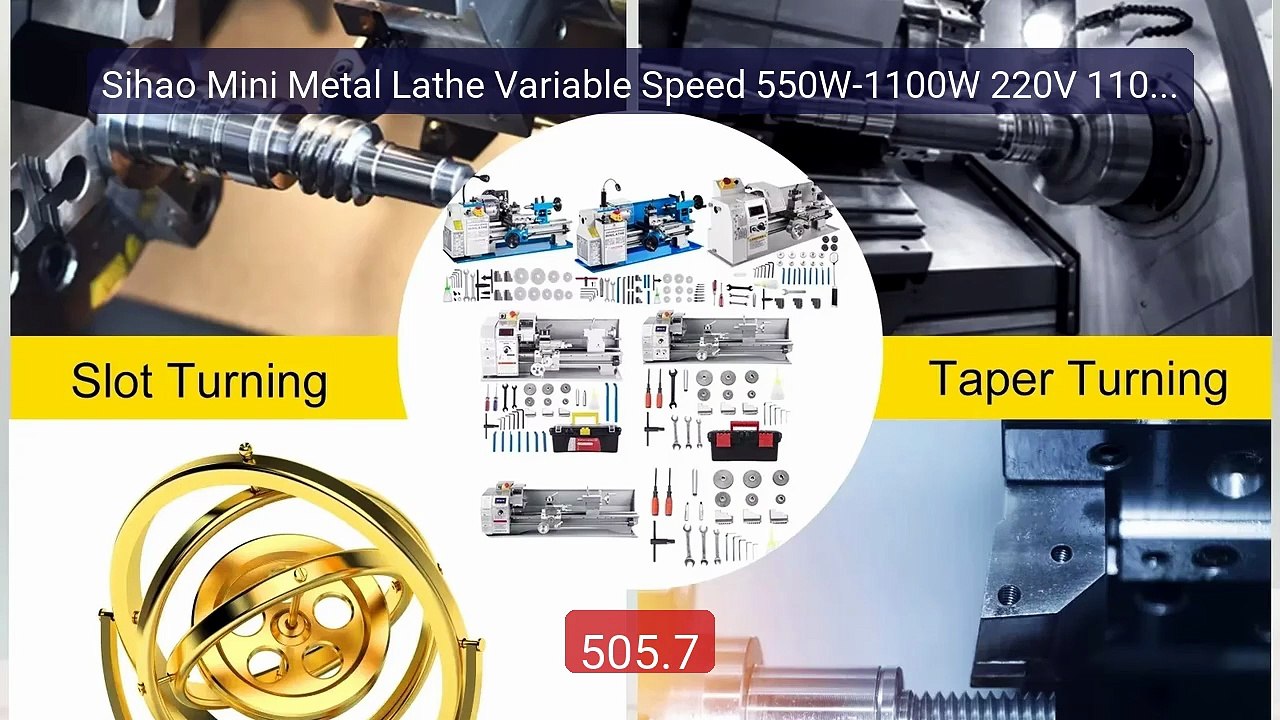 Sihao Mini Metal Lathe Variable Speed 550W-1100W 220V 110V Benchto... -- Best Deal 2026 | Shop Now!