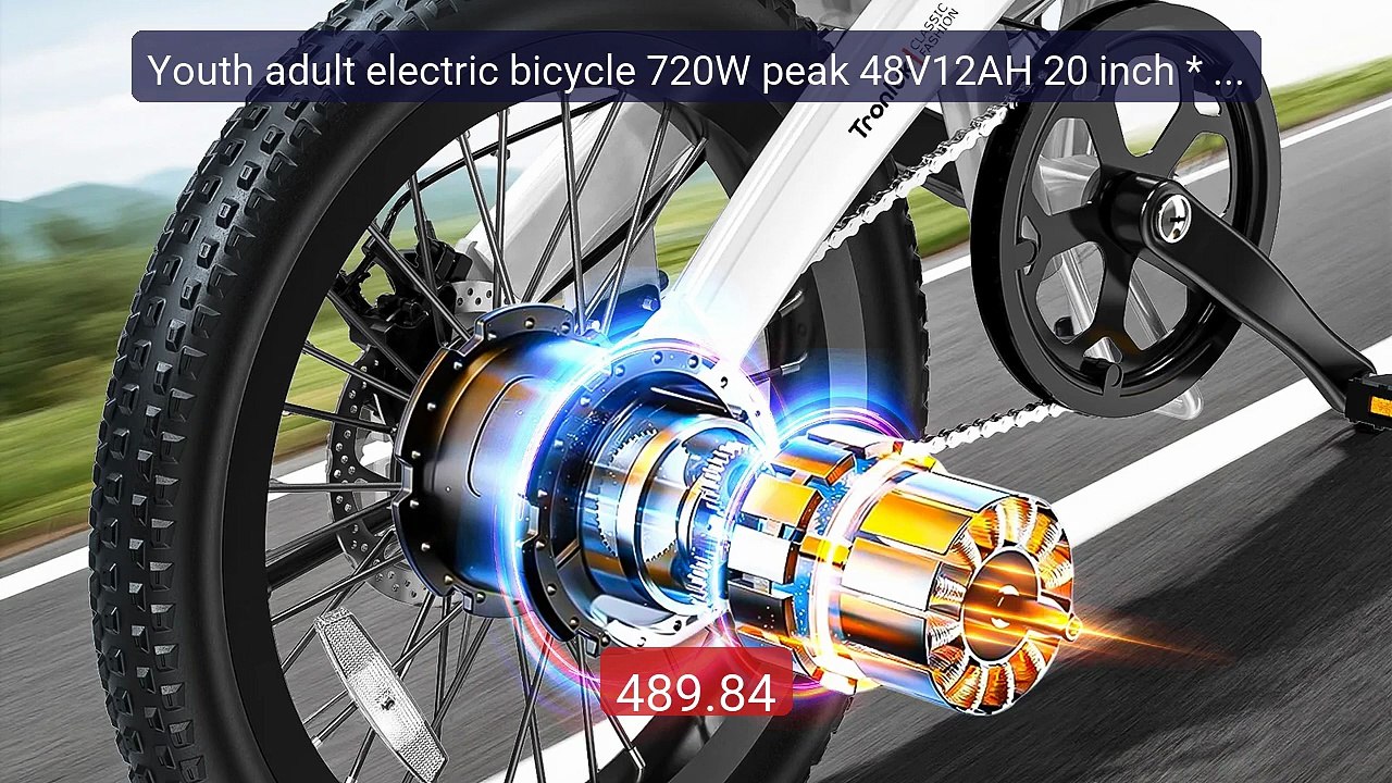 Youth adult electric bicycle 720W peak 48V12AH 20 inch * 2.4 ... -- Amazing Value 2026 | Must Have!