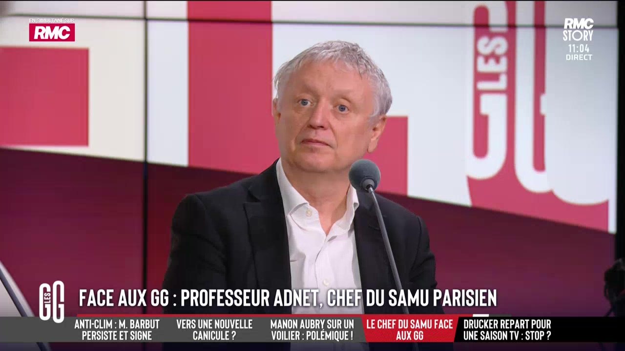 Professeur Frédéric Adnet face aux GG - 29/06