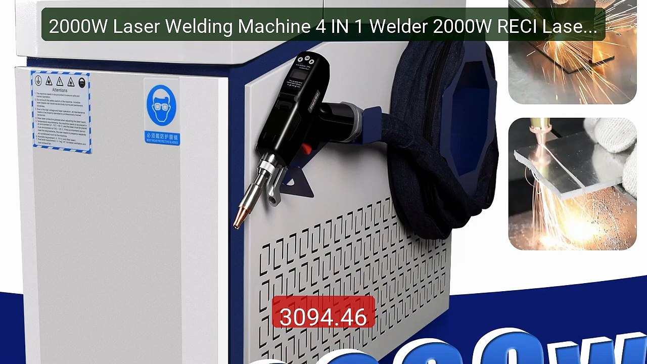 2000W Laser Welding Machine 4 IN 1 Welder 2000W RECI Laser Source f... -- Top Rated 2026 | Buy Now!