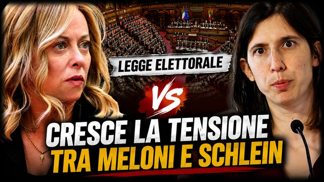 Legge elettorale, cresce la tensione tra Meloni e Schlein