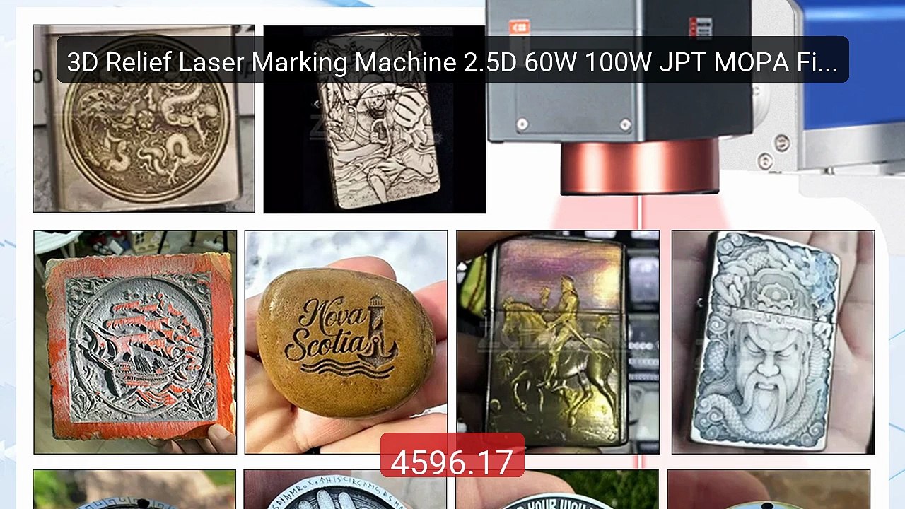 3D Relief Laser Marking Machine 2.5D 60W 100W JPT MOPA Fibe... -- Top Pick 2026 | Unbeatable Price!